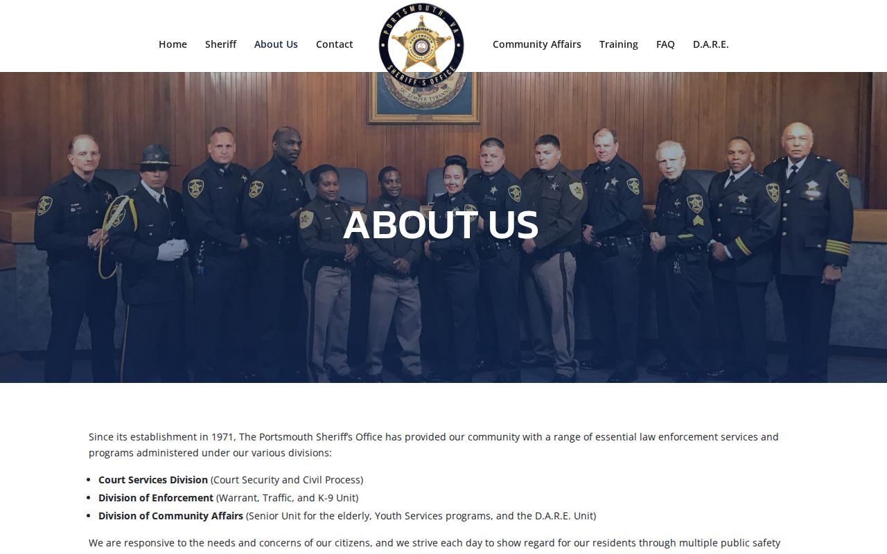 Portsmouth 72-hour release records through Sheriff Jail Operations